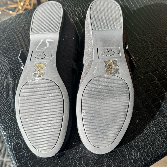 Rocket Dog Black Sparkly Mary Jane Flats Size 7.5 - Picture 10 of 10